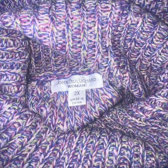 JohnPaulRichard Lavender Cowl Neck Sweater - Picture 5 of 5